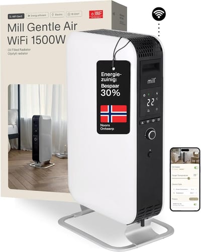 Olieradiator met Thermostaat - Elektrische Kachel - Heaters Efficiënt