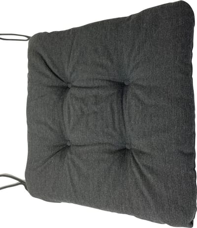 CARINA kussen 38x38cm, antraciet, 4 STUKS