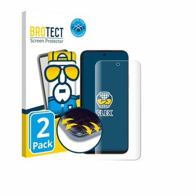 BROTECT - Screenprotector voor Oppo A6t Pro 4G - Folie Beschermfolie transparant volledig dekking - 2 Stuks