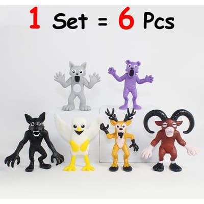 Nouvelle figurine de monstre debout sur un support de chasse dans la forêt 99 Nuits Figurine en PVC Animaux de Film Modèle de Cerf Jouets pour Enfants Cadeau d'Halloween et d'Anniversaire black