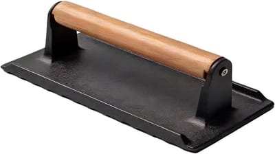 Vleespers Keukengerei - Hamburger Grill - Gelijkmatig Grillen - Hittebestendige Constructie - 218 cm - Zwart