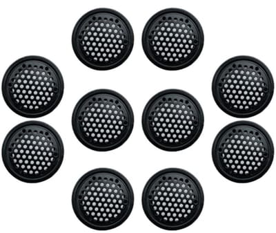 Dailygoods- Ventilatierooster Roestvrij Staal - 10 Stuks