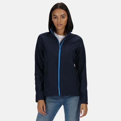 Regatta - Dames Ablaze Printable Softshell Jas (Navy/Blauw)