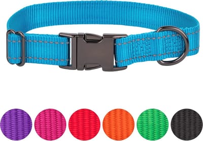 Reflecterende Verstelbare Hondenhalsband van Nylon - Comfortabel en Duurzaam voor Kleine en Grote Honden