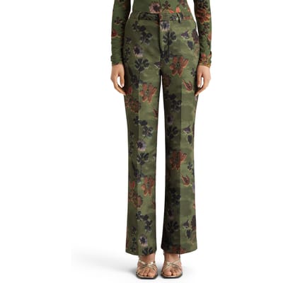 Scotch & Soda Violet Poetry Tapestry Kick Flare Pant Poetry Tapestry Milit Taglia: W25L32 | Pantaloni Outlet | Donna