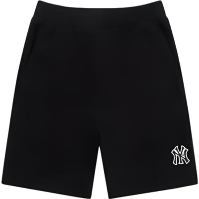 MLB Basic Logo New York Yankees Short de Sport Décontracté Ample Short Unisexe Noir 31SP02131-50L S black