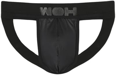 WOH heren microfiber jockstrap night universe zwart