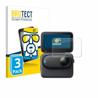 Screenprotector 3 Stuks voor Insta360 Go 3S Beschermglas transparant