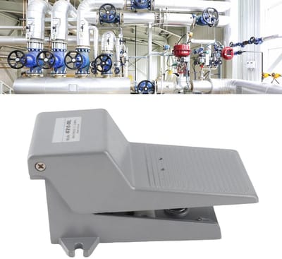 Dailygoods- Voetventiel Pneumatisch - 2-positie 5-weg - Aluminium - Draaibaar met Vergrendeling - Energie-Besparend - Temperatuurbereik 5-60℃ - Pneumatisch Ventiel