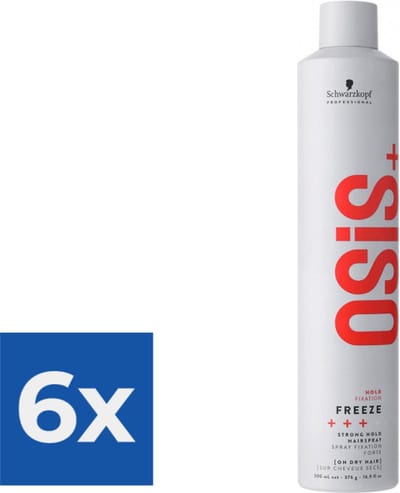 Stevige Fixatie Haarlak Osis Freeze Schwarzkopf - Voordeelverpakking 6 stuks