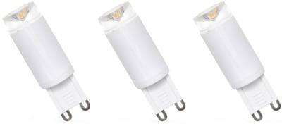 Spectrum LED Insteeklampje G9 2.5W - 230V - 190 Lumen - 3000K Warm wit - Gezellig licht - Energiezuinig - 3 stuks