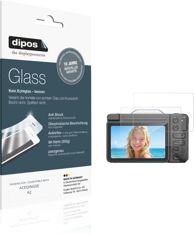 dipos – 2x Matte Pantserfolie geschikt voor ACEQINGSE A2 | 9H Screenprotector