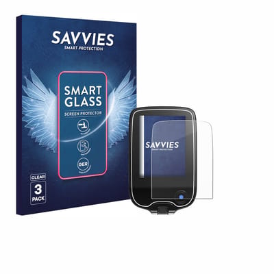 3 Stuks Savvies Screenprotector - geschikt voor Freestyle Libre 3 - beschermfolie glas transparant