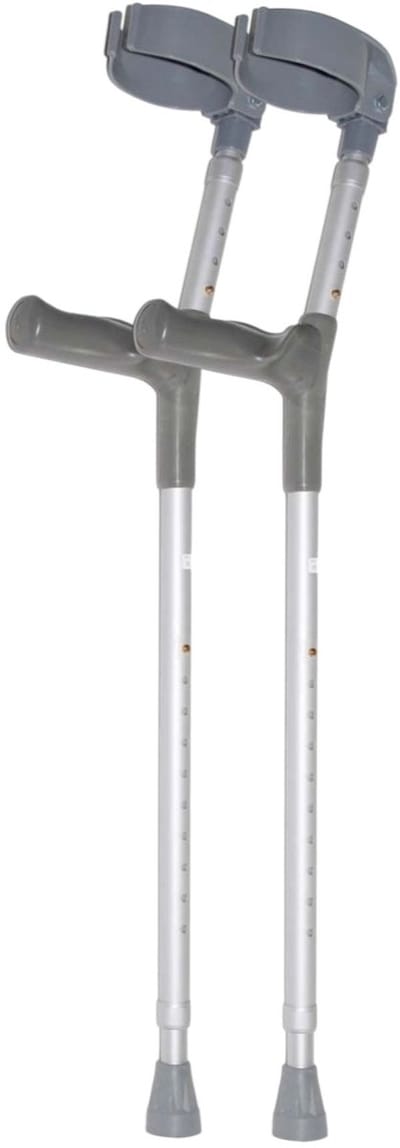 Premis Cumfy Elleboogkruk - In hoogte verstelbaar 66-90 cm - Max gebr gew. 130 kg - Aluminium