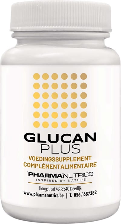 Glucan Plus PharmaNutrics – Beta-Glucanen & Zink Voor Immuun Support (30 V-Caps)