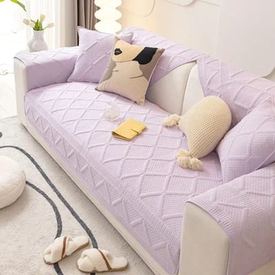 Verdikte Wasbare Katoenen Bankhoes voor Woonkamer Antislip Bankhanddoek Bankkussen L-vormige Bankmat Zitkussen Modern Huis 70x70cm 1pc A