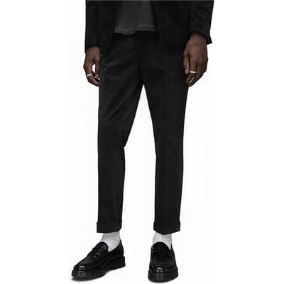 AllSaints Kiels Trouser Black Größe: W28 | Maßgeschneiderte Hosen Outlet | Herren | Schwarz