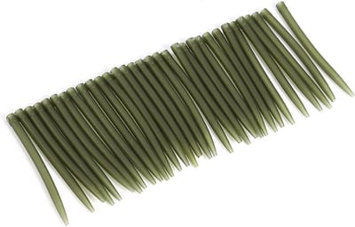 Tangle Sleeves en Anti Tangle Haakbeschermers - 30-delige Kit voor Karpervissen in Donkergroen