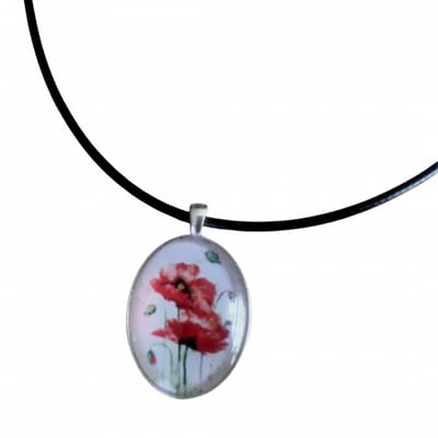Ketting-Somni-Papaver-Ovaal- allergievrij- Charme Bijoux