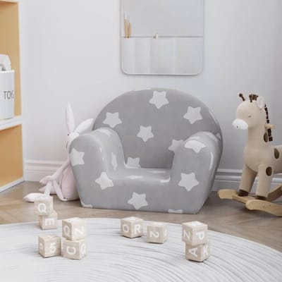 Kinderslaapbank - Kinderbank Zitbank - Spelen Lezen Slapen - 2-in-1 Ontwerp - Niet gespecificeerd - Lichtgrijs