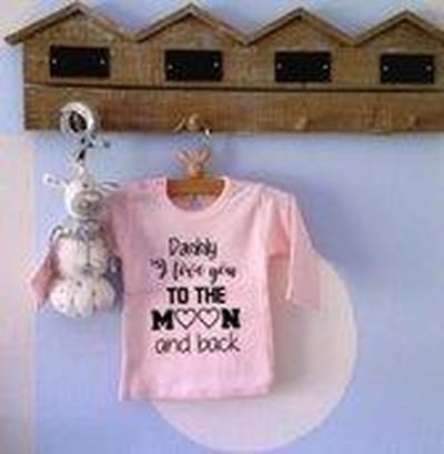 Shirtje baby tekst liefste papa eerste vaderdag cadeau