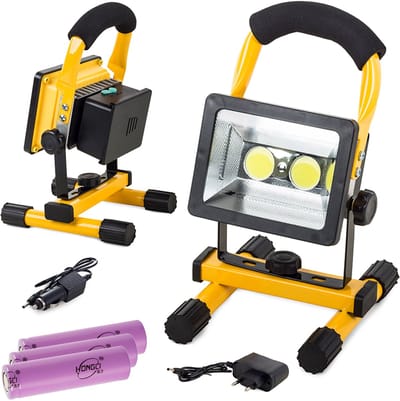 Oplaadbare Werklamp | LED Bouwlamp | 30 Watt | 2400Lm | Op Accu | Noodlamp