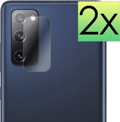 Camera Lens Protector - 2 Stuks - Geschikt voor Samsung Galaxy S20 FE - Camera Screenprotector - Beschermglas - Gehard Glas - Tempered Glass - Screen Protector