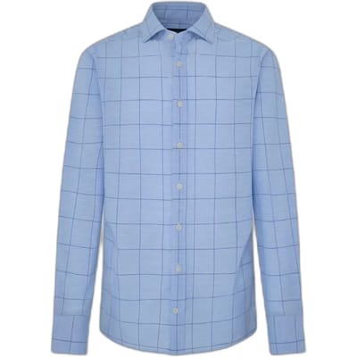 Shirt met lange mouwen Hackett Linen Windowpane