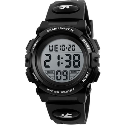 SKMEI kinderhorloge polshorloge mode multifunctioneel waterdicht buitensport lichtgevend horloge voor zwart