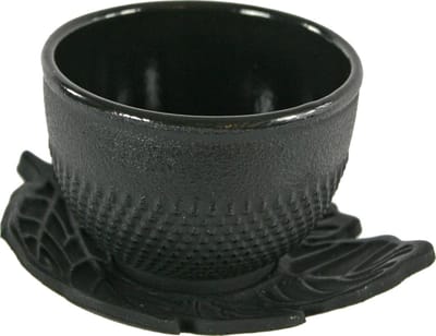 Cosy&Trendy TheeSet - 150 ml - Zwart- 2 x Kop En Schotel