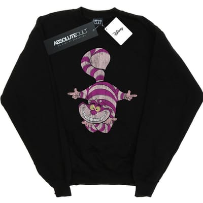 Disney Dames/Dames Alice In Wonderland Cheshire Cat Upside Down Sweatshirt (Zwart)
