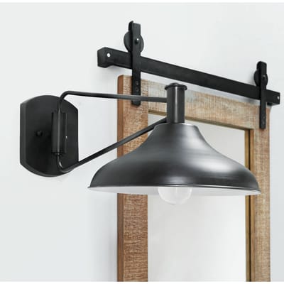 LOBERON Wandlamp Parthenay bruin