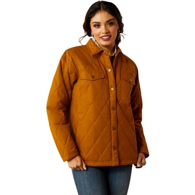 Waterdichte rijjas voor vrouwen Ariat Grizzly Quilted Barn