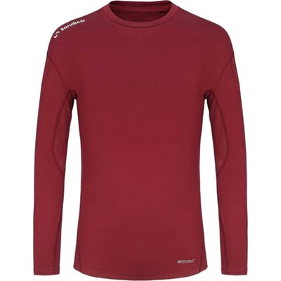 Sondico Heren Core Base Layer Top met lange mouwen (Bourgondië)