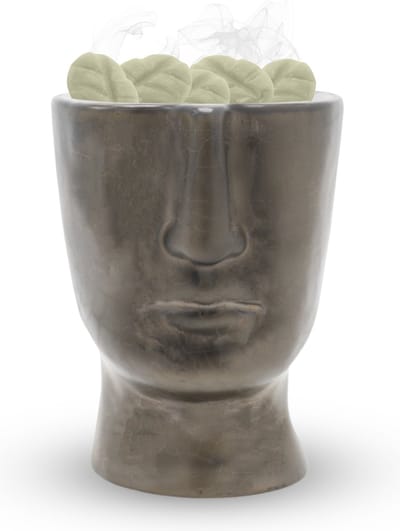 Scentchips® Visage - Waxbrander - Geurbrander - Oliebrander - Wax Melts Brander - Aromabrander - Ook Geschikt Voor Essentiële Oliën - Geurolie - Waxmelts - Brons