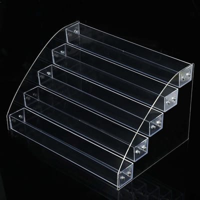 Dailygoods- Nagellakhouder 2-7 Lagen - Acryl Organizer - Nagellak Stand - Cosmetica Opslag - Transparante Houder - Capaciteit 50 Flessen - Nagellakorganizer