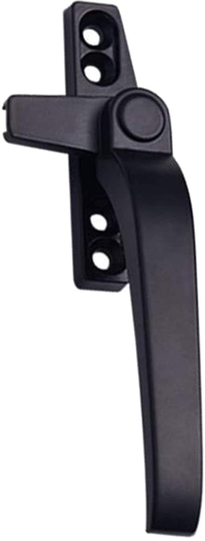 Dailygoody - Raamkruk - Universele Vervanging - Veilig en Duurzaam - Zwart - Dubbele Beglazing - Ideaal voor Ramen en Deuren - Aluminium Legering