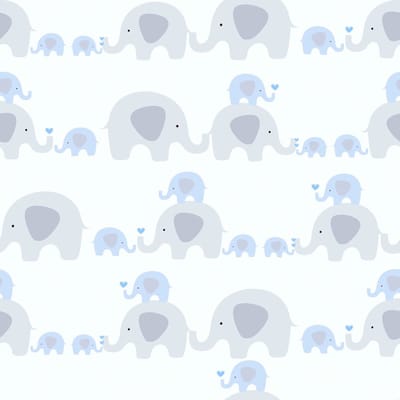 Kinderbehang Profhome 381131-GU vliesbehang licht gestructureerd met kinder patroon mat blauw grijs wit 5,33 m2