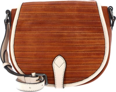 FREDsBRUDER Leren Schoudertas Cruise Collection Night Stroll Bag Dark Honey Bruine