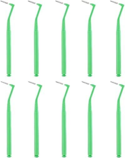 Interdentale Borstels - Tandenstokers - Mondhygiëne - Flexibele Handgreep - 10 Stuks - Groen