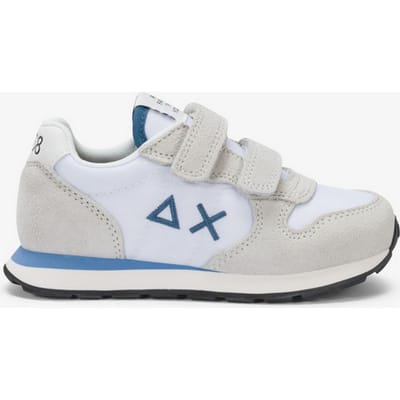 Sun 68 Kids Sneaker Boy's Tom Solid 01 Bianco | Wit | Maat: 26