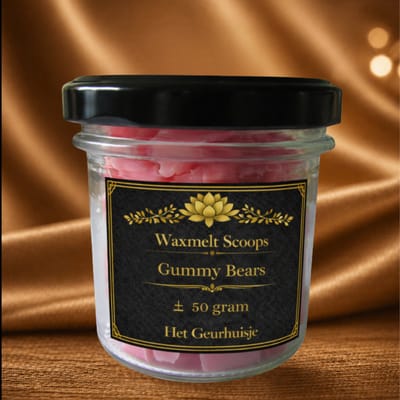 Waxmelt Mini Scoopies - Gummy Bears - Makkelijk Doseren, Maximale Geur - 100% Sojawax - Dierproefvrij