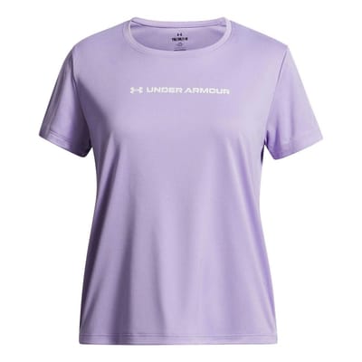 Under Armour Kinderen Tech Wordmark Prestaties T-Shirt (Paars)
