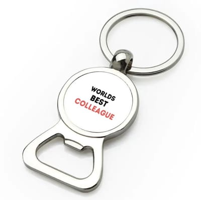 Akyol - worlds best colleague flesopener - Collega - de beste collega - werknemers - verjaardagscadeau - verjaardag - cadeau - afscheidscadeau - geschenk - leuke cadeau - kado - gift - 9 bij 3 cm