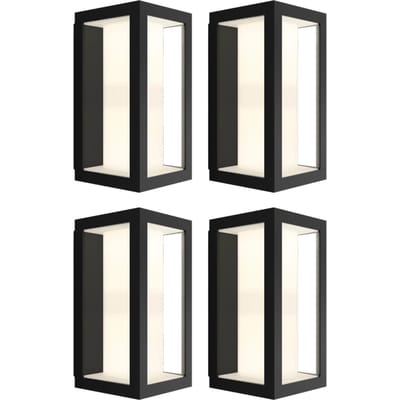 Philips Hue Impress muurlamp White and Color zwart smal 4-pack