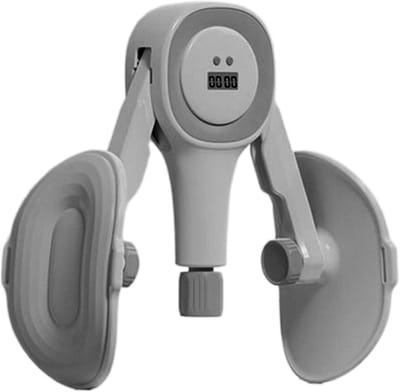 Bekkenbodem Trainer - Spierversterker Bekken - Stabiliteit Herstellen - Intelligente Display Teller - 25 x 16 x 12 cm - Grijs