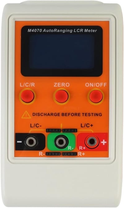 Component Tester - Meetinstrument LCR - Elektronica Testen - Automatische Bereikkeuze - 5 Cijfers Display - Oranje