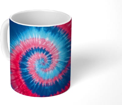 Mok - Koffiemok - Spiraal - Roze - Draaiend - Mokken - 350 ML - Beker - Koffiemokken - Theemok