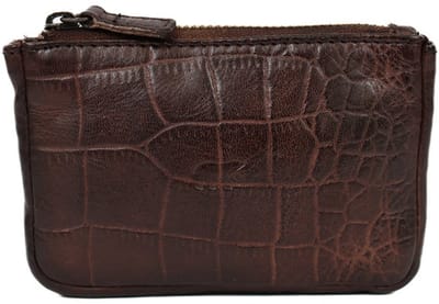 Bear Design Timo Sleuteletui / Ritsportemonnee Croco - Bruin