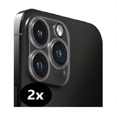 Camera lens protector geschikt voor Iphone 13 pro / 13 pro max - 2 stuks - Tempered Glass Screenprotector - beschermglas voor camera